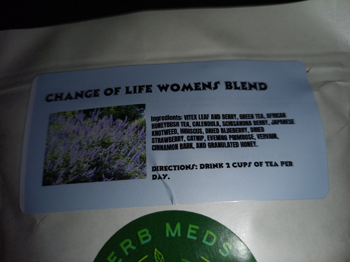 Change of life tea blend(women's support)3oz