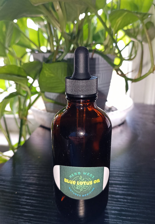 Blue lotus oil