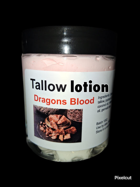 Tallow lotion(DragonsBlood)(4oz)