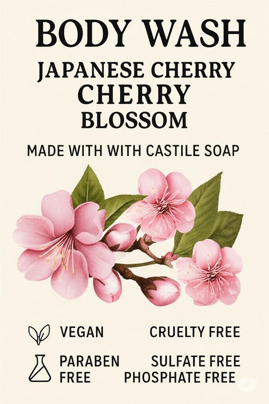 Body Wash Japanese cherry blossom
