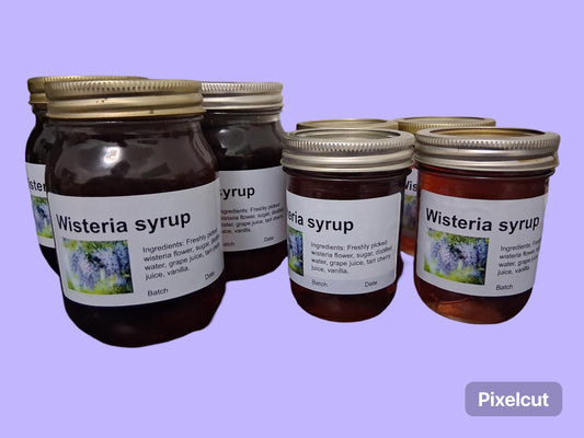 Wisteria syrup