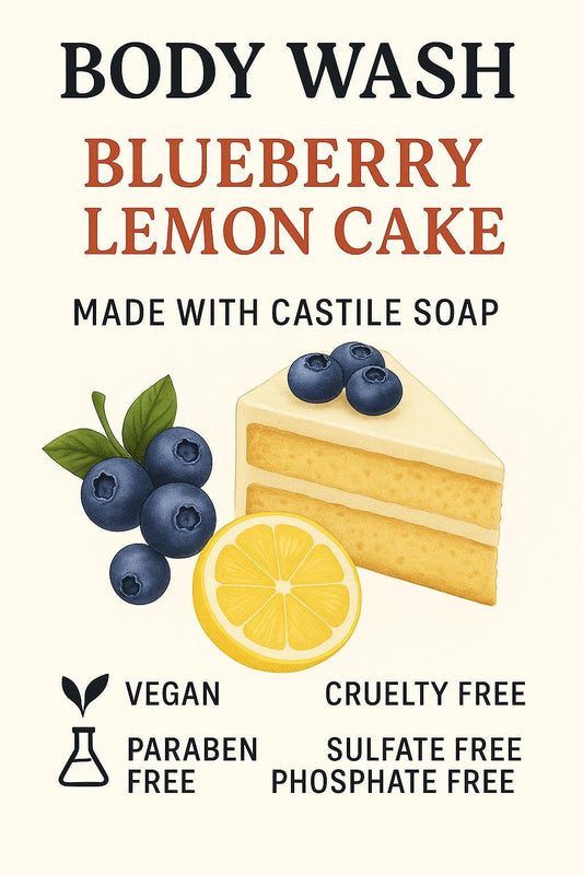 Body Wash blueberry lemon cake