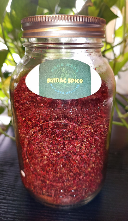 Staghorn sumac spice 1 cup(sent in a plastic bag not a glass jar)